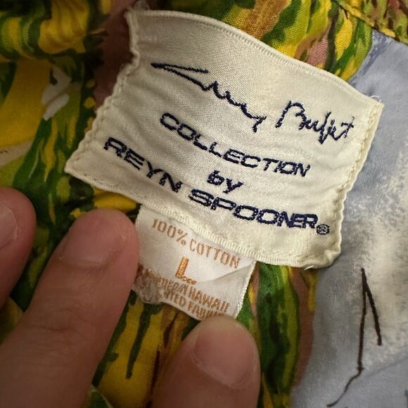 Vintage REYN SPOONER Guy Buffet Youthville Hawaiian Short Sleeve Shirt - Picture 6 of 8